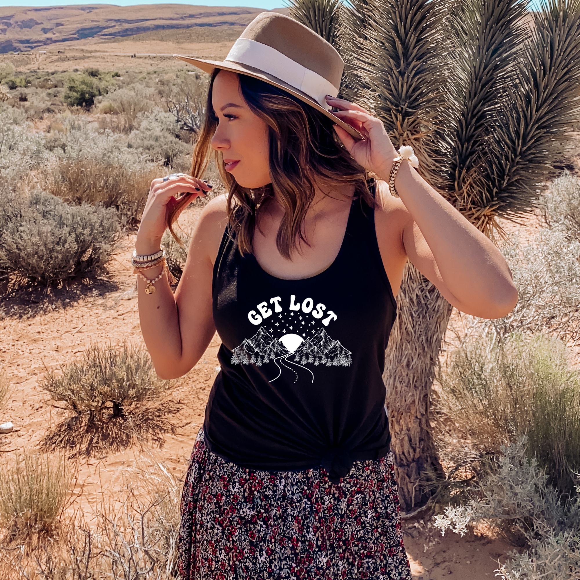 Get Lost Tank Top-Tank Tops-208 Tees Wholesale, Idaho