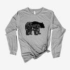 Floral Mama Bear Long Sleeve Shirt *UNISEX FIT*-Long Sleeves-208 Tees Wholesale, Idaho