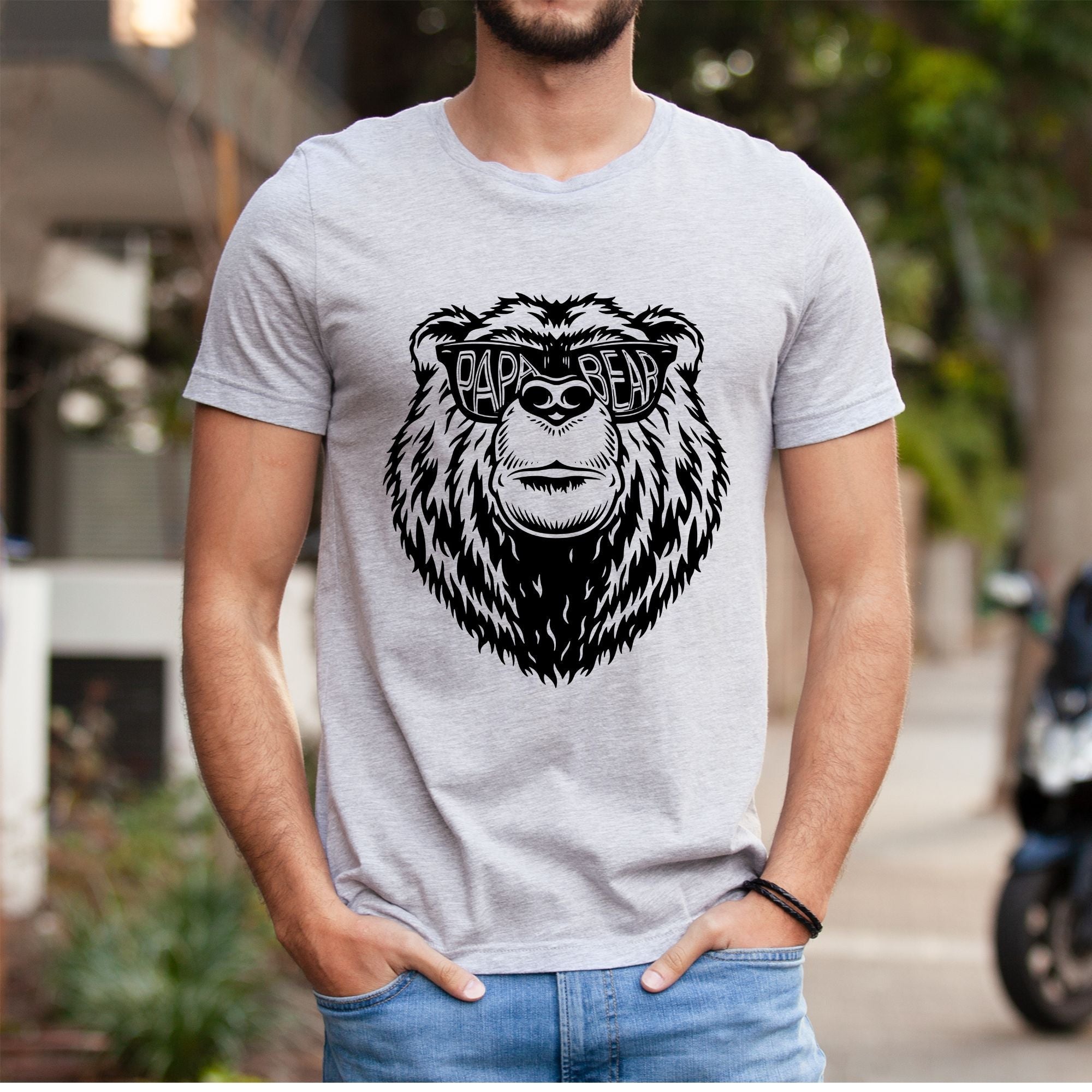 Papa Bear T-Shirt *UNISEX FIT*-208 Tees Wholesale, Idaho