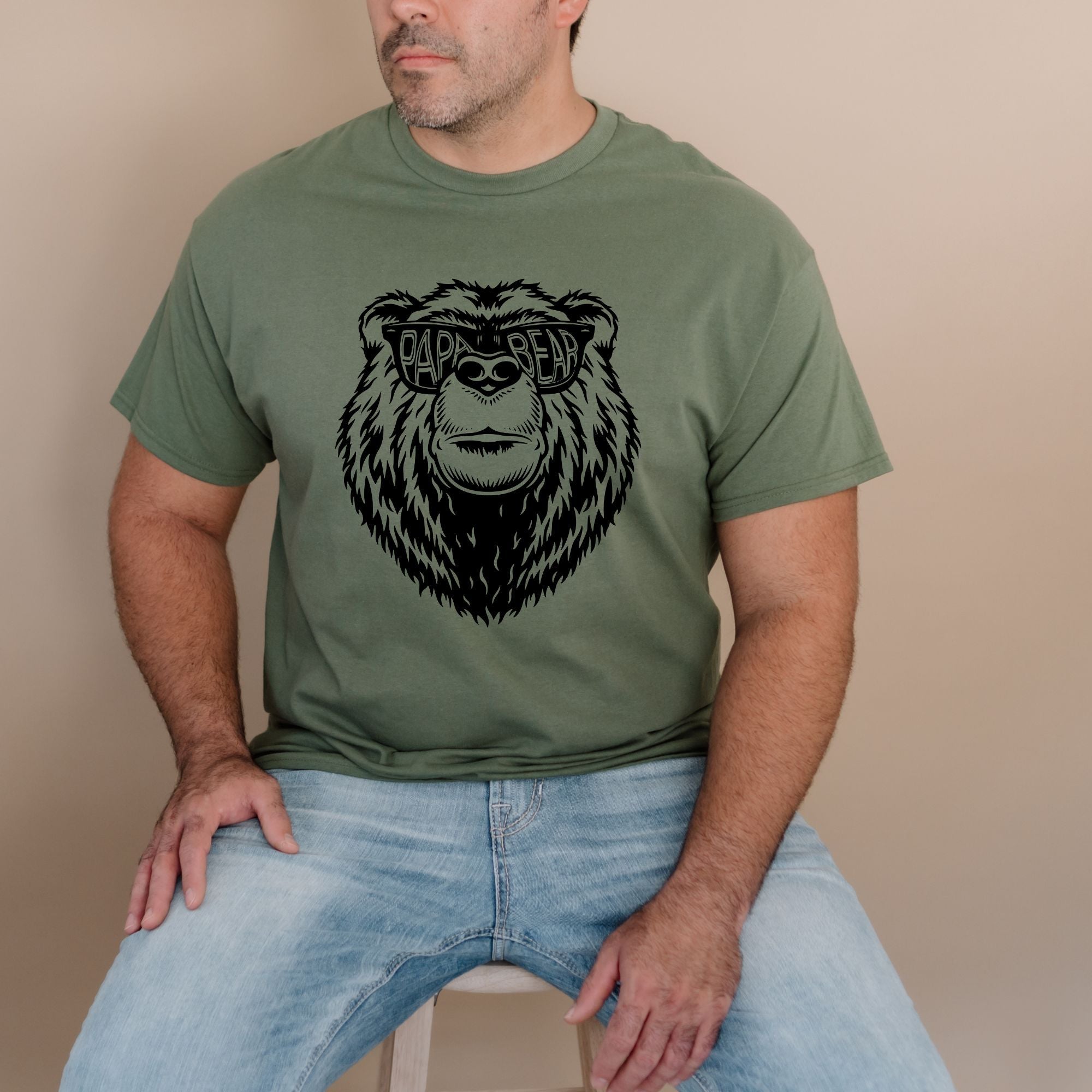 Papa Bear T-Shirt *UNISEX FIT*-208 Tees Wholesale, Idaho