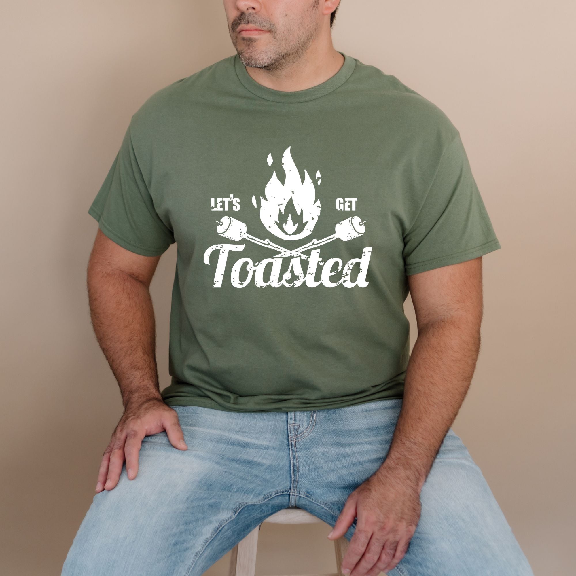 Let's Get Toasted Mens TShirt *UNISEX FIT*-208 Tees Wholesale, Idaho