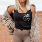 Take A Hike Pocket Logo Tank Top-Tank Tops-208 Tees Wholesale, Idaho