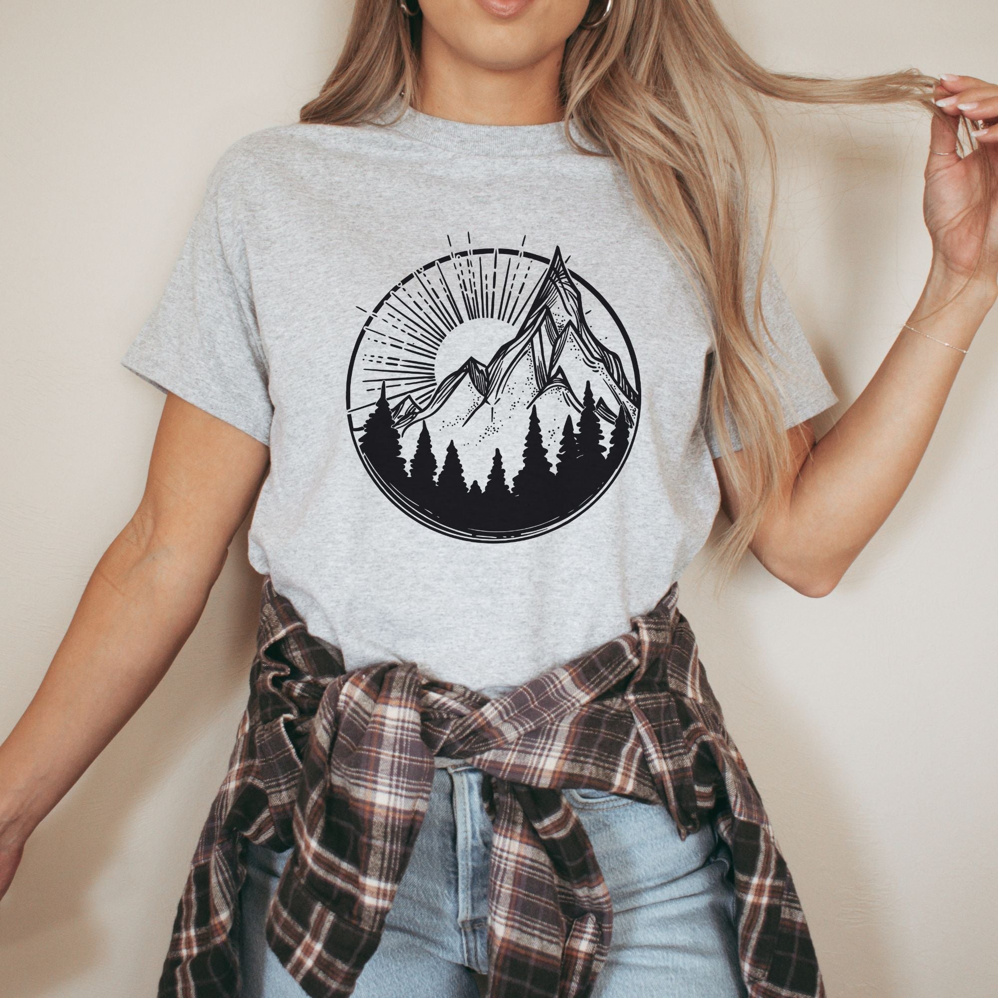 Mountain Shirt for Hikers *UNISEX FIT*-208 Tees Wholesale, Idaho