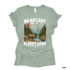 Do Not Pet The Fluffy Cows Yellostone Graphic Tee *UNISEX FIT*-208 Tees Wholesale, Idaho